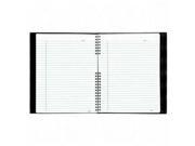 Notepro Notebook 11 X 8 1 2 White Paper Black Cover 100 Ruled Sheets