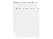 Sparco Standard Easel Pad 50 Sheet 15 lb 27 x 34 2 Carton White Paper