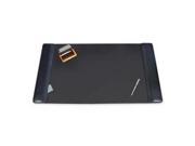 Artistic Westfield Desk Pad with Side Panels Leatherette Black