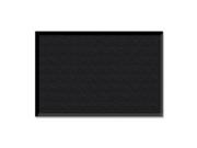 Wiper Scraper Indoor Floor Mat 4 x6 Charcoal Black