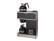 VPR Two Burner Pourover Coffee Brewer Stainless Steel Black