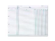 Wilson Jones Balance Ledger Columnar Sheet 7.50 x 10.37 Sheet Size White 100 Pack