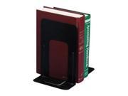 Nonskid Steel Bookends 5 7 8 x8 1 4 x9 Black