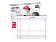Rediform Visitor s Log Book 50 Sheet s Wire Bound 1 Part 8.50 x 11 Sheet Size White 1Each