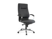 Modern Hi Back Exec Chair 27 1 4 x28 3 4 x48 1 2 Black