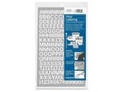 Chartpak CHA01016 Vinyl Numbers Letters .50in. White