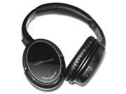 Hi F Bluetooth Headphone Receiver w Mic Black Silver