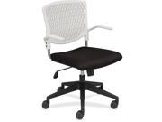 Plastic Back Task Chair 24 x24 x33 1 4 White