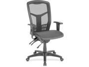 Mesh Swivel Exec Chair 28 1 2 x28 1 2 x45 Black