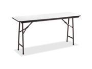 Folding Banquet Table 72 x18 Gray