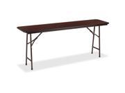 Folding Table 60 x18 Mahogany