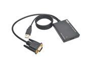 Tripp Lite P116 003 HD U VGA to HDMI Converter Adapter with USB Audio and Power 1080p