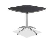 Cafeworks Table 36w X 36d X 30h Graphite Granite silver