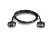 C2G 12ft CMG Rated DB9 Low Profile Null Modem F F