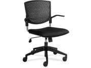 Plastic Back Task Chair 24 x24 x33 1 4 Black