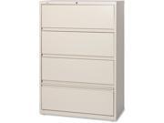 Lateral File RCD 4 Drawer 36 x18 5 8 x52 1 2 Putty