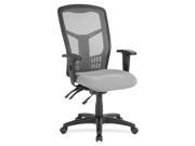 Mesh Swivel Exec Chair 28 1 2 x28 1 2 x45 Black Gray