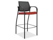 HON IC108CU42 Ignition Cafe height Stool Crimson Red Fabric Crimson Red Seat Steel Frame 23 x 25 x 46.5 Overall Dimension
