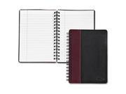 TOPS Leatherette Executive Notebook 96 Sheet 20 lb Ruled 8.25 x 5.87 1 Each White Paper