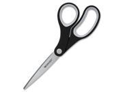 Bent KleenEarth Soft Handle Scissors 8 Long Black Gray