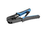 Tripp Lite RJ11 RJ12 RJ45 Crimping Tool with Cable Stripper