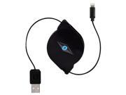 Powermax PM90652 3.3Ft Lightning Retractable Cable Mfi Apple