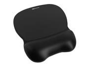 Innovera IVR51450 Black Gel Mouse Pad with Wrist Rest