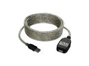 Tripp Lite U026 016 16 ft. Silver USB 2.0 Extension Cable A A Gold