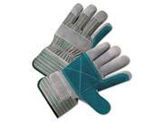 Anchor 2300 2000 Series Leather Palm Gloves Gray Green Red 12 Pairs