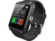 Worryfree Gadgets SMARTWATCH BLACK Bluetooth Hands Free Phone Call For Samsung Galaxy S4 S5 S6 Android