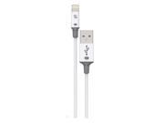 SOS 12WTA Charge Sync Cable For Lightning USB Devices White