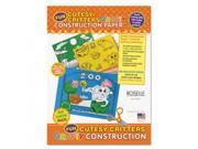 Pacon Corporation 02803 9 x 12 Crafty Printed Construction Paper Cutesy Critters 40 Sheets Per Pad