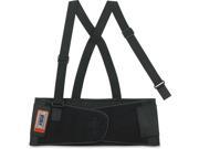 1650 4XL Black Economy Elastic Back Support