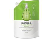 Method 00651 Refill for Gel Handwash 34 oz. Plastic Pouch Green Tea Aloe