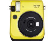 FUJIFILM instax mini 70 600015900 Film Camera Canary Yellow