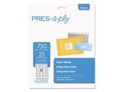 PRES a ply 6793330646 Laser Address Labels 1 X 2 5 8 Clear 750 Pack