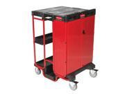 Rubbermaid RCP 9T58 BLA Ladder Cart with Cabinet