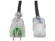 Tripp Lite Model P006 006 HG13CL 6 ft. Hospital Grade Computer Power Cord with Clear Plugs 13A 16 AWG NEMA 5 15P to IEC 320 C13