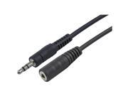 4xem 4X35MF5 5Ft 1.5M Stereo Extension Cable 3.5Mm Audio Male To Female Black