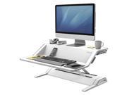 Fellowes 0009901 Lotus Sit Stand Workstation Stand For Lcd Display Keyboard Mouse White