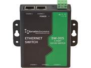 Brainboxes SW 005 Unmanaged Ethernet Switch 5 Ports