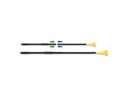 Boardwalk FFC14M Two Piece Metal Handle With Plastic Jaw Head 59 Inch Handle Black Yellow