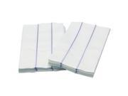 Busboy Linen Replacement Towels White Blue 13 x 24 1 4 Fold 72 Carton W930