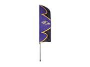 Party Animal Ravens Swooper Flags United States 42 x 13 Durable Weather Resistant UV Resistant Lightweight Dye Sublimated Polyester
