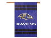 The Party Animal NFL Indoor Outdoor 2 Sided Banner Flag Baltimore Ravens