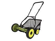 Sun Joe Mow Joe 20 IN Manual Reel Mower with Grass Catcher MJ502M 20 Cutting Width Reel
