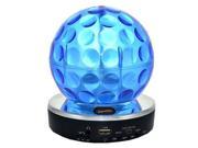 SuperSonic SC 1389BTBLU Blue Bluetooth Disco Ball Speaker