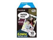 Fujifilm Comic Film for instax mini Cameras, 10 Pack #16404208