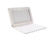 Dots Foldable Protective Cover Case Stand For Samsung Tab Galaxy Note 10.1" N8000 White