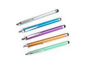 5pc Colorful Universal Capacitive Stylus Touch Pen for Tablet PC Cellphone iPhone iPad